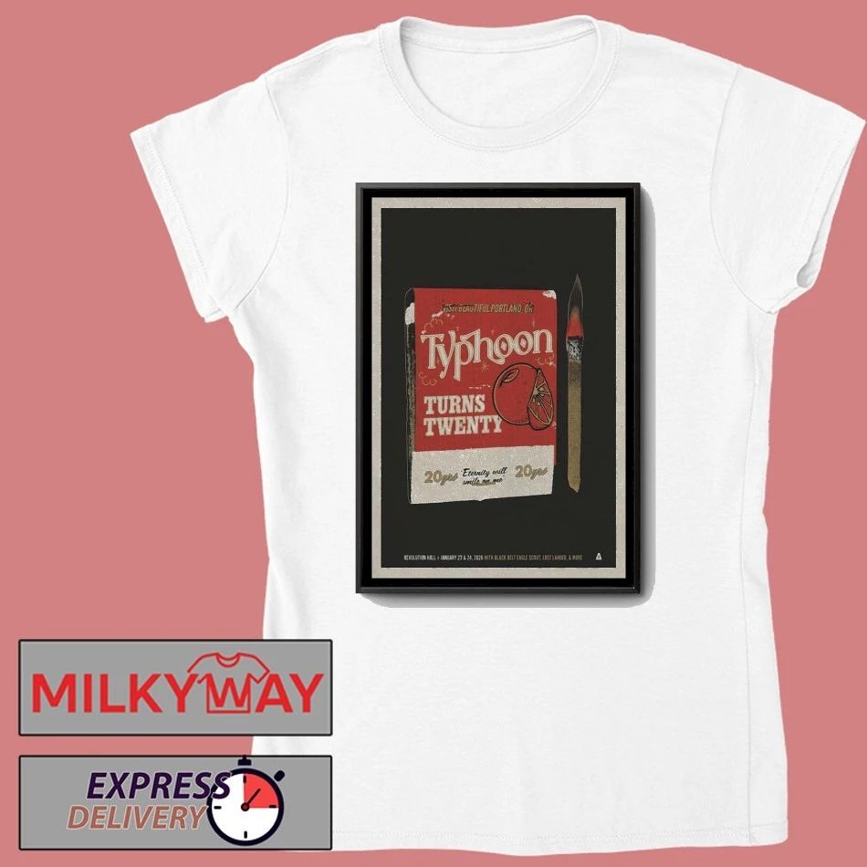 Typhoon January 2026 Concert Poster shirt
