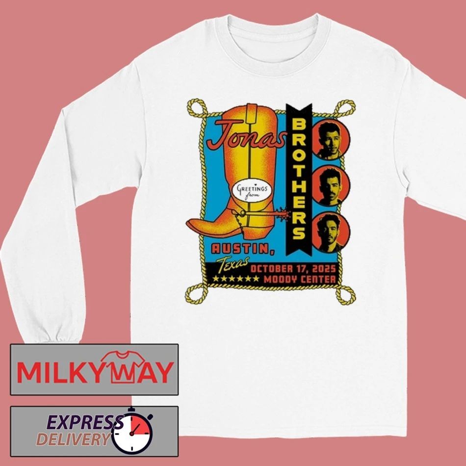 Jonas Brothers Moody Center In Austin TX Oct 17 2025 shirt