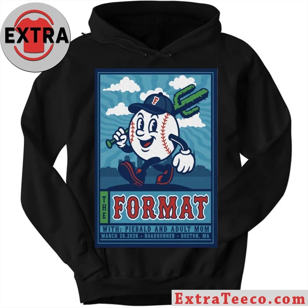 The Format Piebald, Adult Mom at Roadrunner in Boston 3.26.2026 Poster Shirt