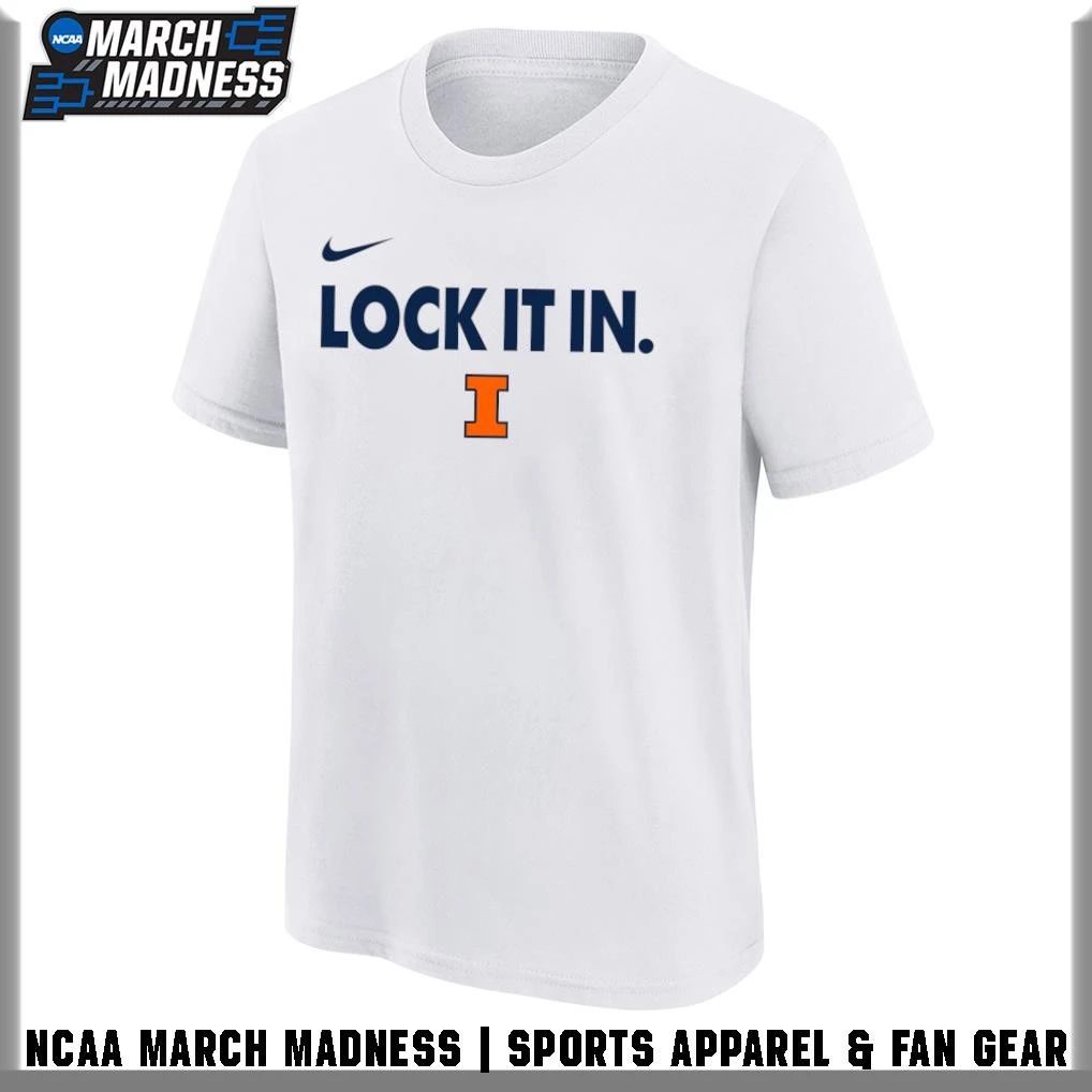 Illinois Fighting Illini Men’s Basketball Lock It In 2026 T-Shirt