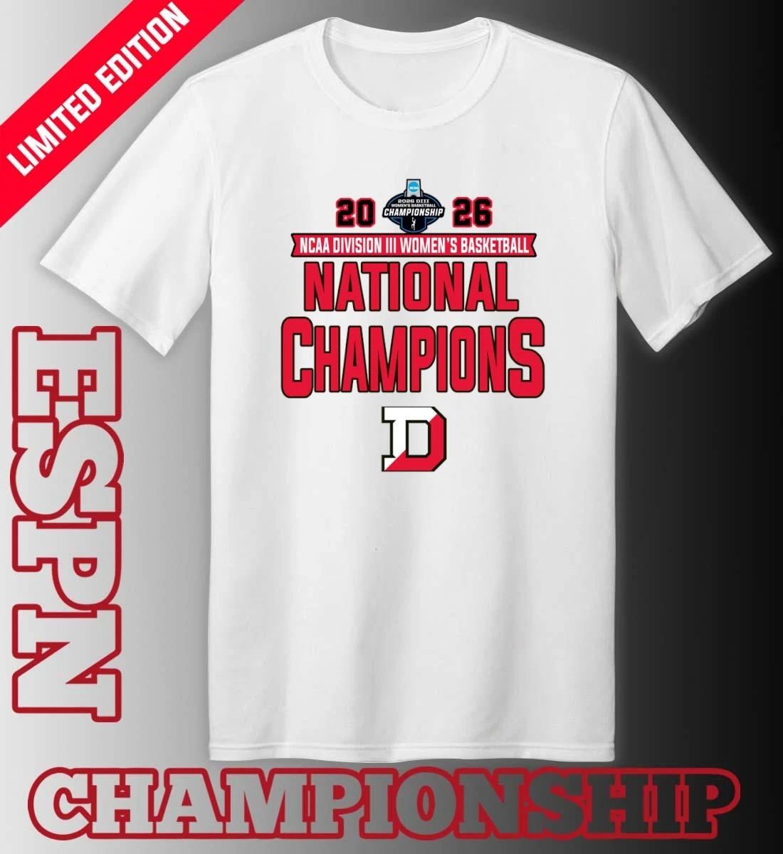 Denison Women’s Basketball 2026 NCAA DIII National Champions Locker Room T-Shirt