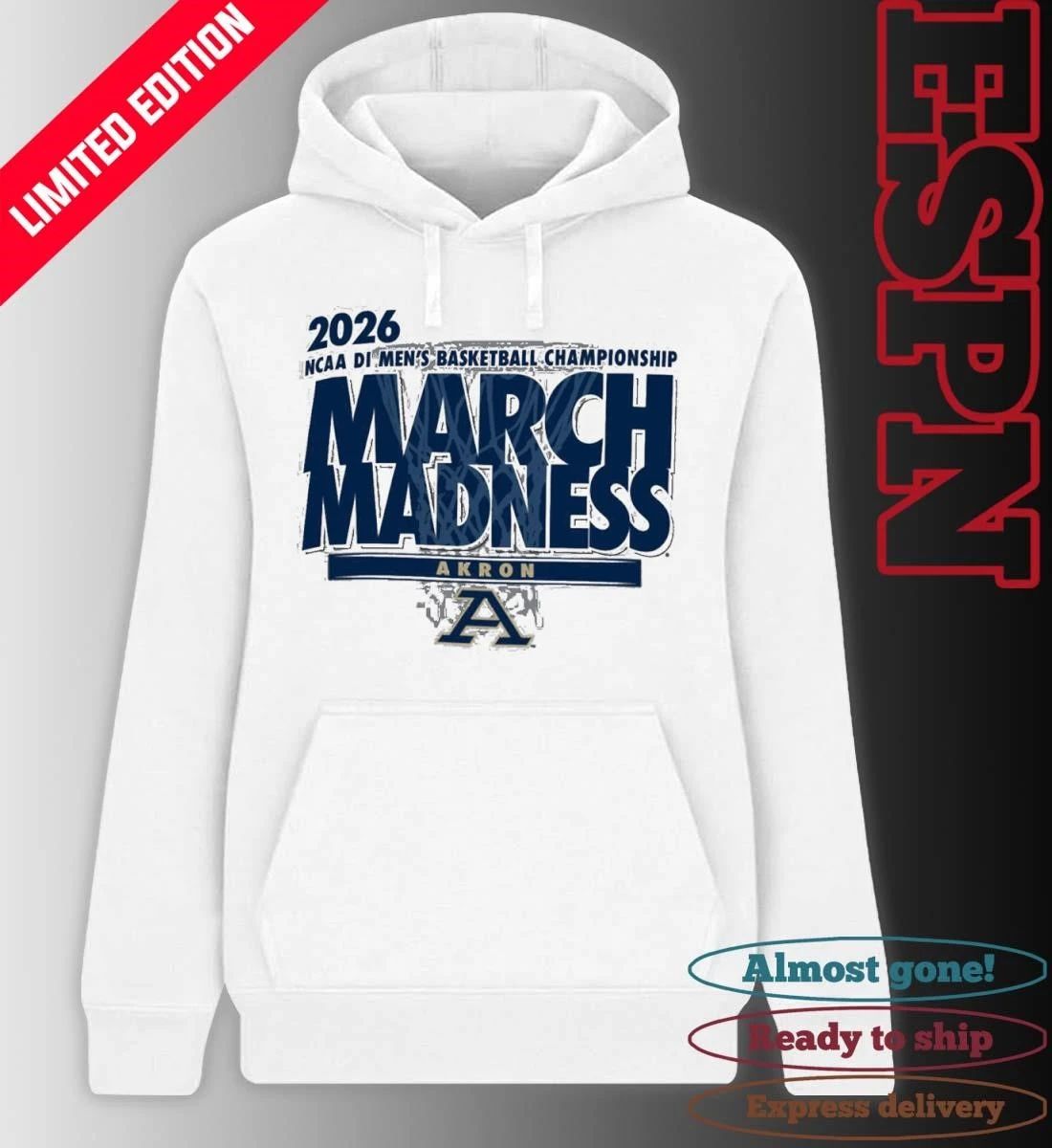Akron Men’s Basketball Single Team NCAA March Madness Shirt