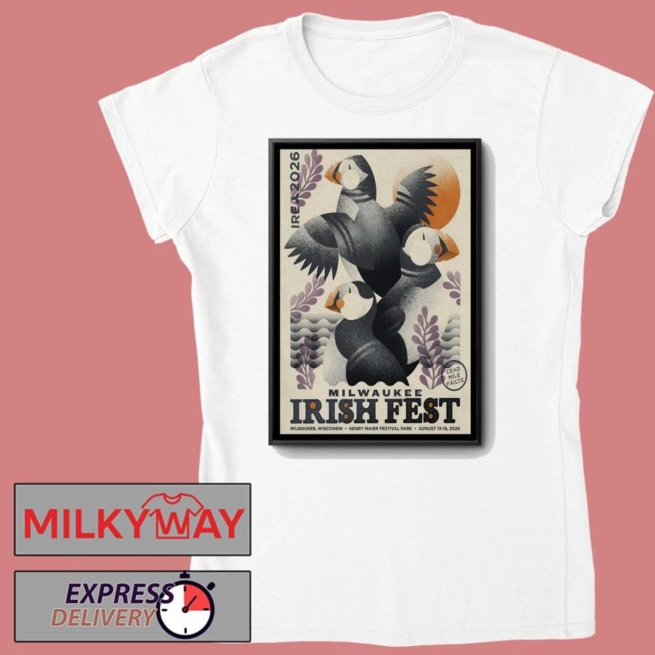 Milwaukee Irish Fest Milwaukee WI 8 13-8 16 2026 Poster shirt