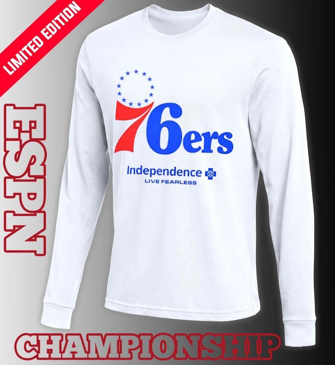 Philadelphia 76ers Independence Live Fearless Shirt