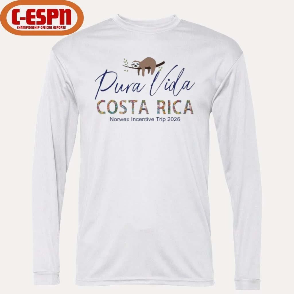 Sloth Pura Vida Costa Rica Norwex Incentive Trip 2026 T-Shirt
