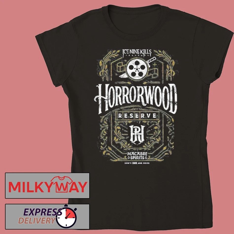 Ice Nine Kills Horrorwood Reserve Black Shirt
