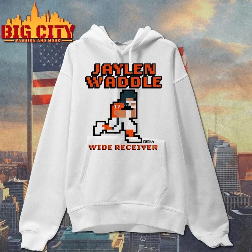 Jaylen Waddle Wide Receiver Pixiel Art Shirt