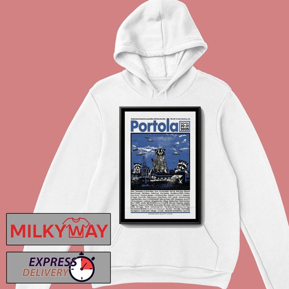 Portola San Francisco, CA Tour 2025 Poster shirt