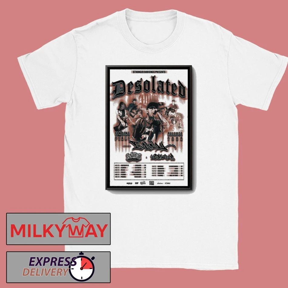 Desolated Release Tour Poster shirt