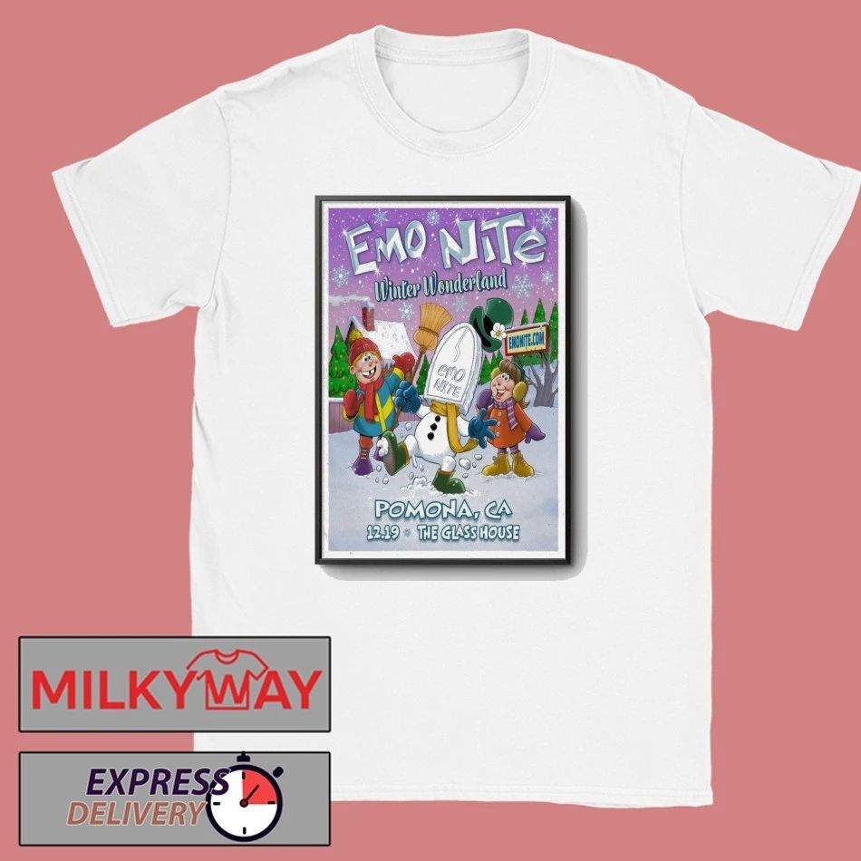 Emo Nite 12.19.2025 Pomona CA Poster shirt