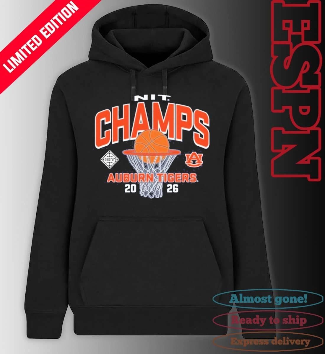 Auburn Tigers 2026 Men’s Basketball NIT Champions Shirt
