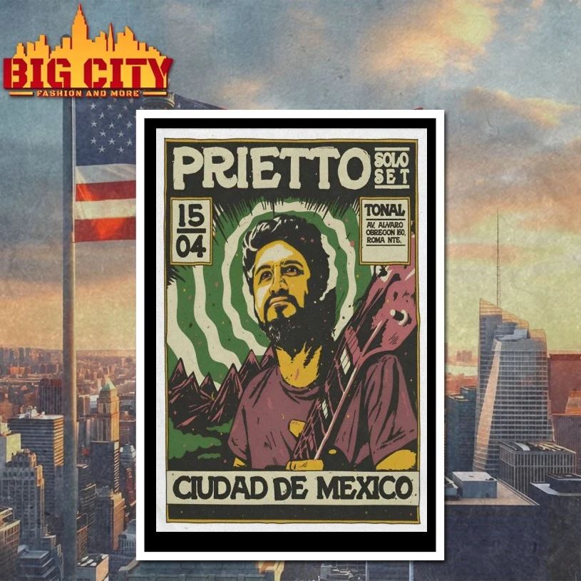 Maxi Prietto Mexico City 4-15-2026 Poster T-shirt