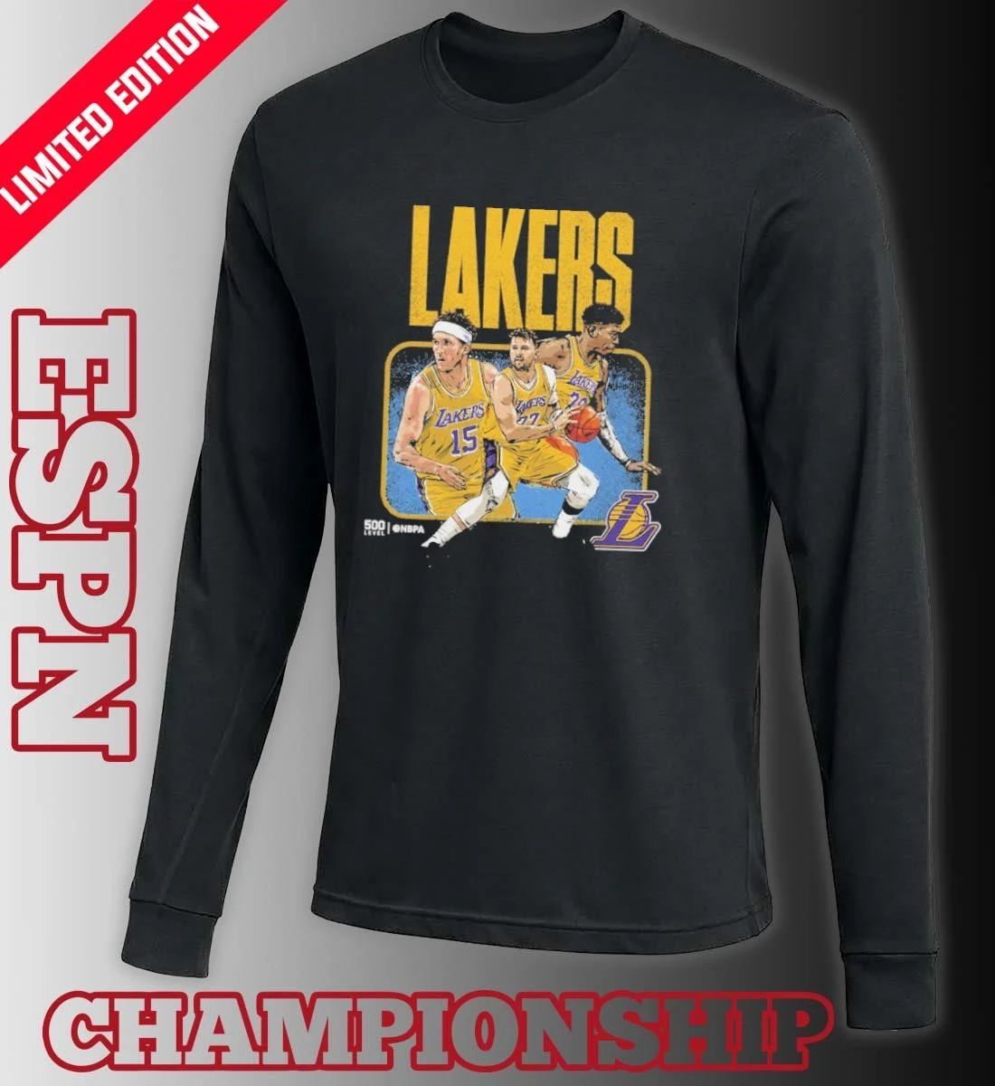 Los Angeles Lakers 2026 Playoffs Trio Player Shirt