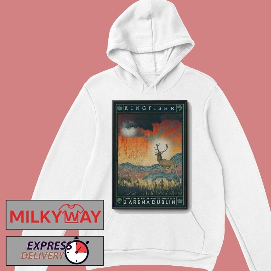 Kingfishr 12 18-12 19 2025 Dublin Ireland Poster shirt