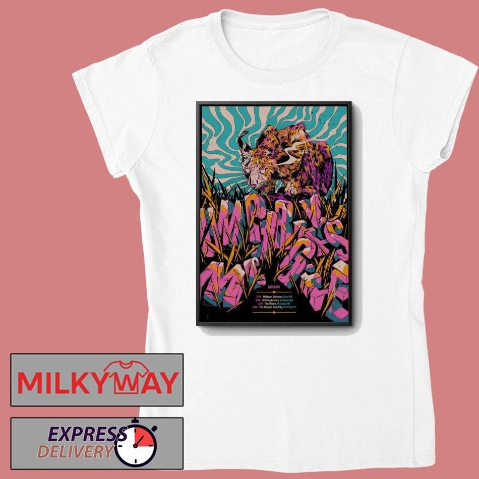 Umphrey’s McGee Spokane WA Mar 26 2026 Poster shirt