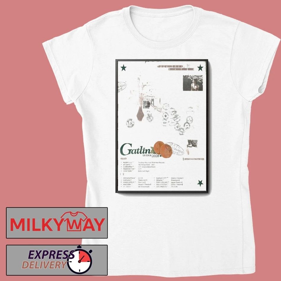 Gatlin US 2026 Shows Poster shirt