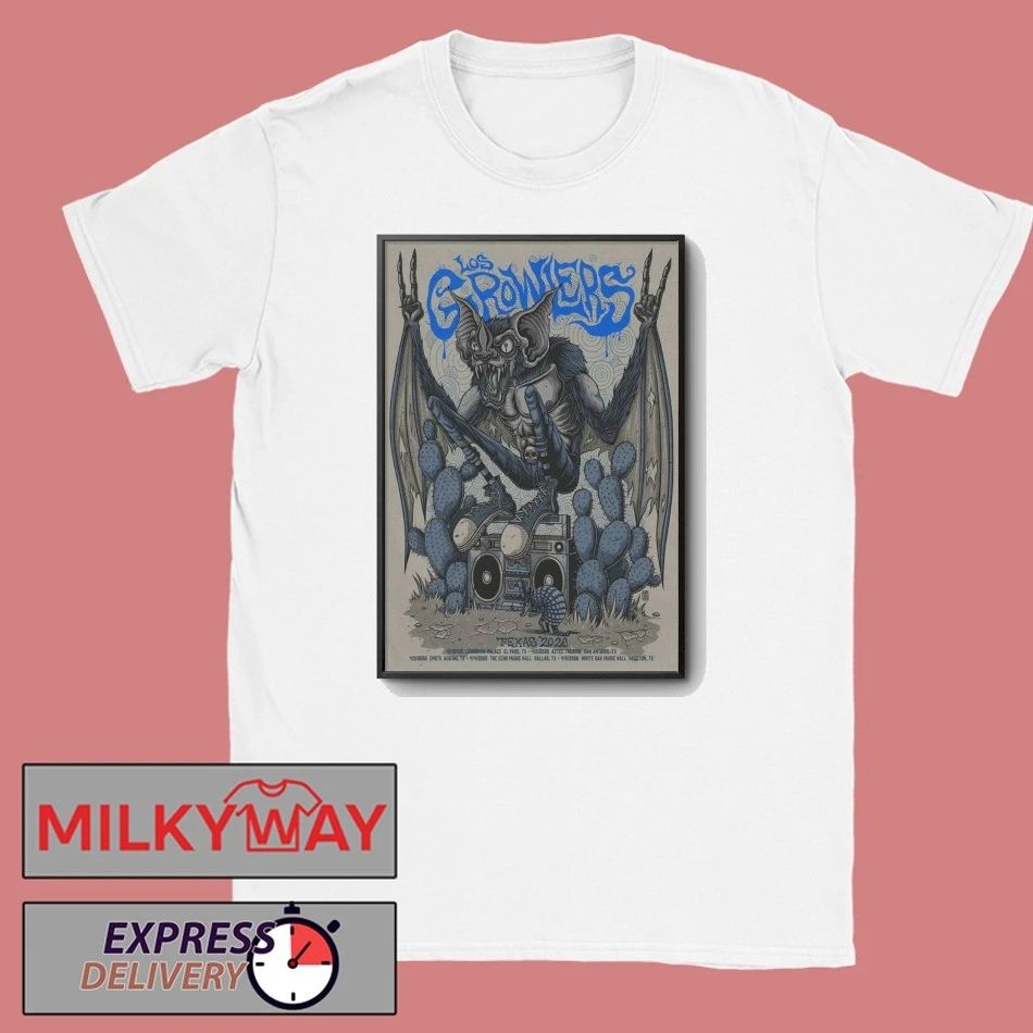 The Growlers 2026 Texas Shows Poster shirt