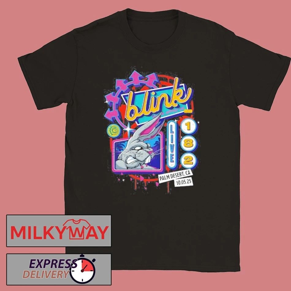 Blink-182 Oct 10 2025 Palm Desert, CA Event Shirt