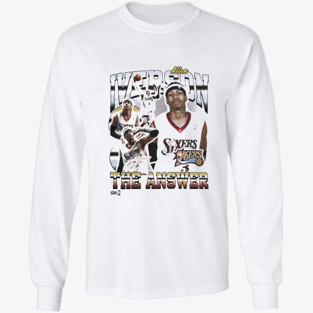 Allen Iverson Philadelphia 76ers Mitchell & Ness Hardwood Classics Commemorative Player T-Shirt