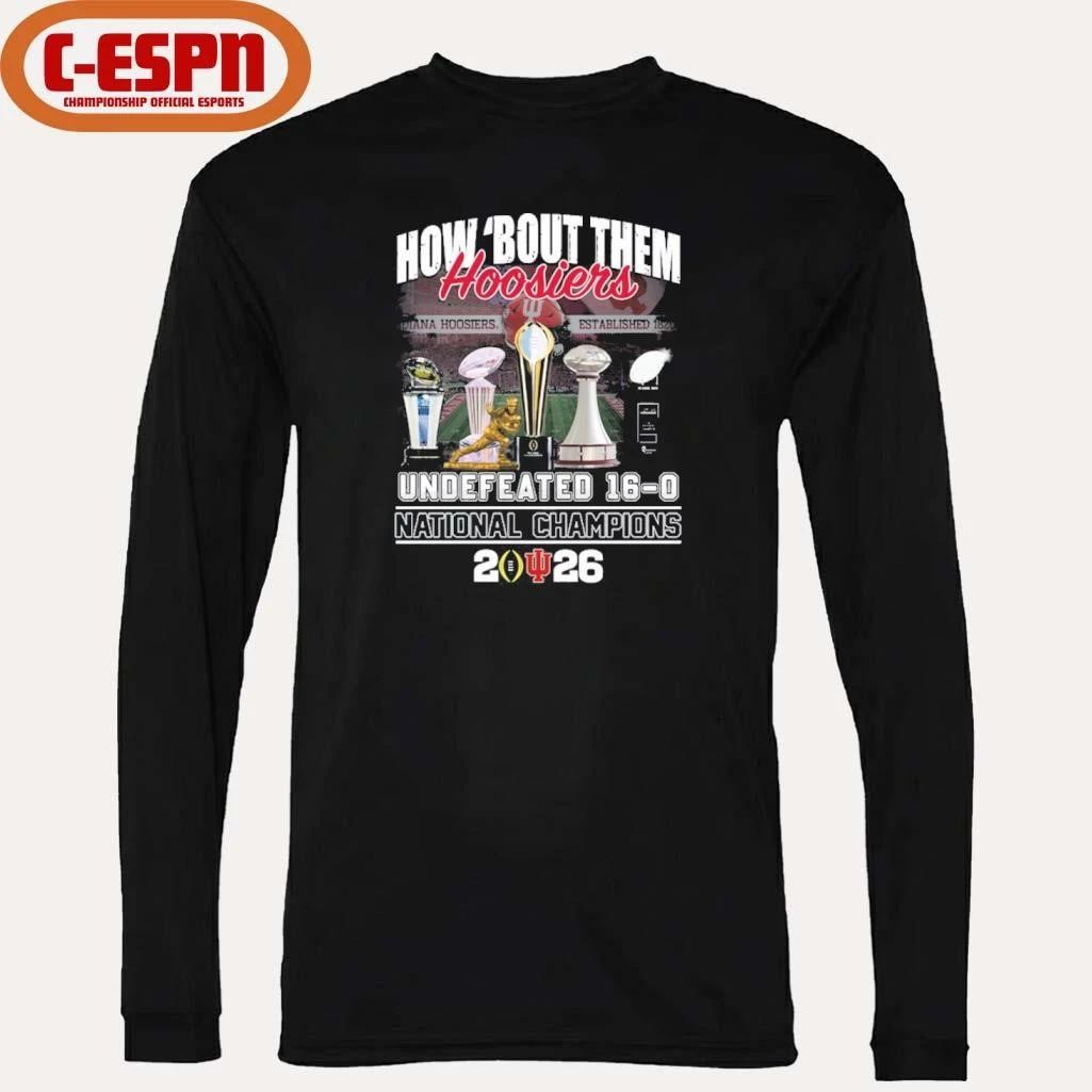 IU Football How ‘Bout Them Hoosiers National Champions Shirt