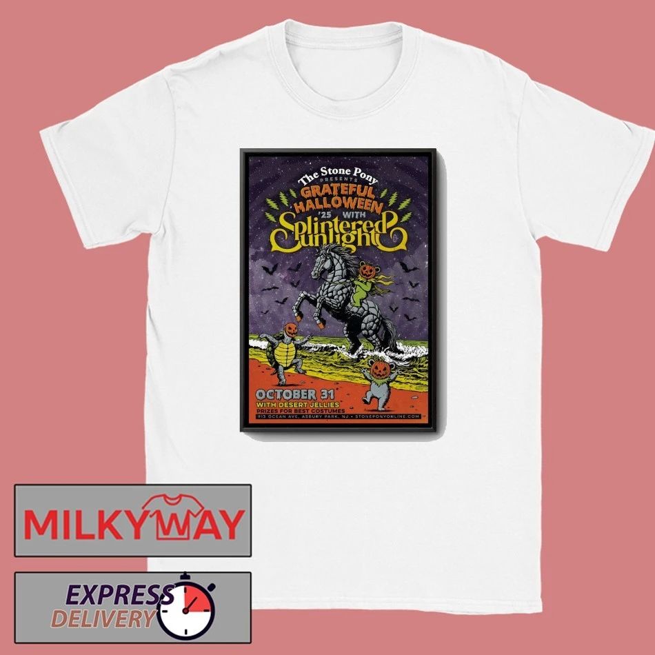Splintered Sunlight Stone Pony Summer Stage in Asbury Park NJ October 31 2025 Poster shirt