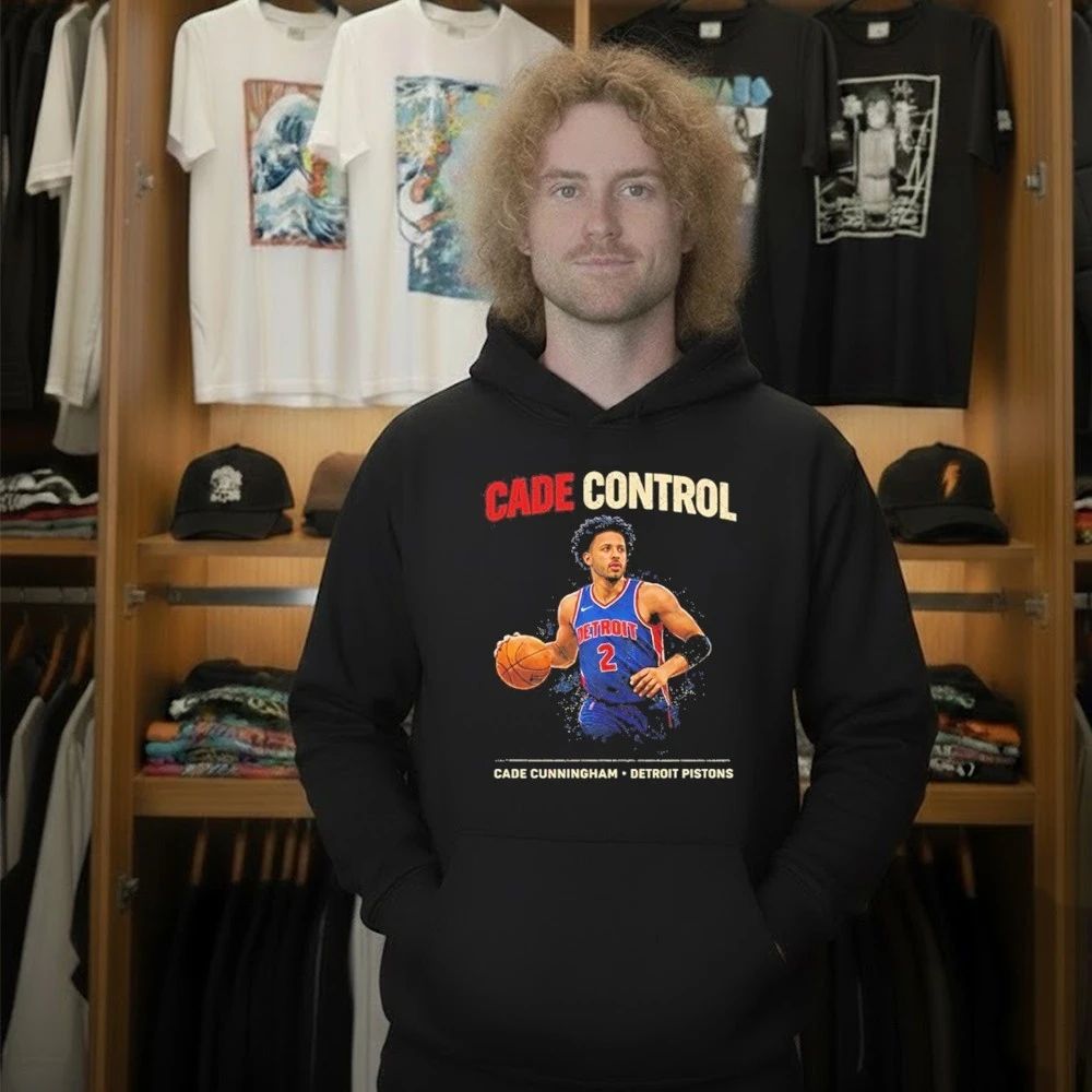Cade Control Cade Cunningham Detroit Pistons 2 Graphic Shirt