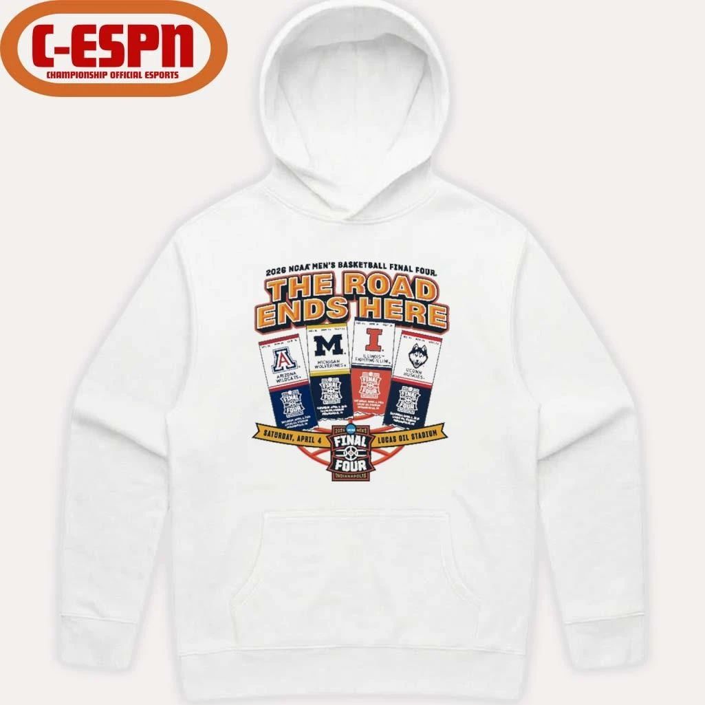 NCAA Men’s Basketball Final Four 2026 Tickets Teams Shirt