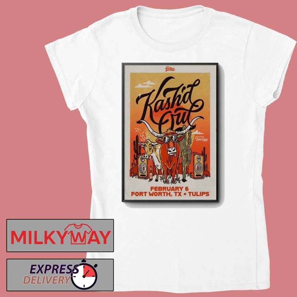 Kash’d Out In Fort Worth TX On Feb 6 2026 Poster shirt
