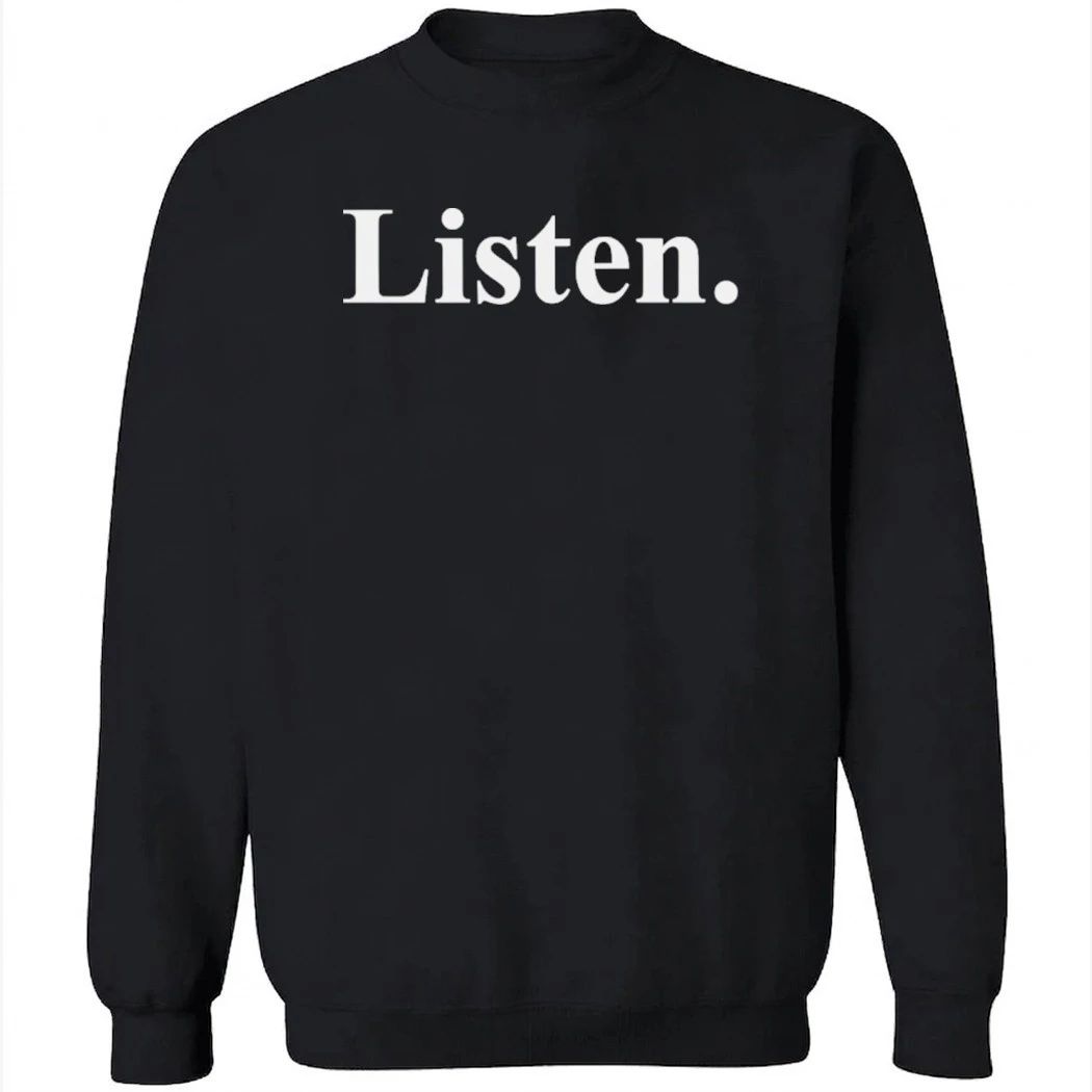 Zak Butters wearing Listen Shirt