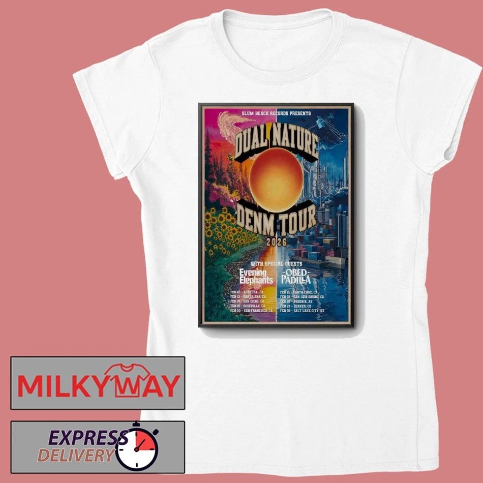 Dual Nature And DENM 2026 Shows Poster shirt