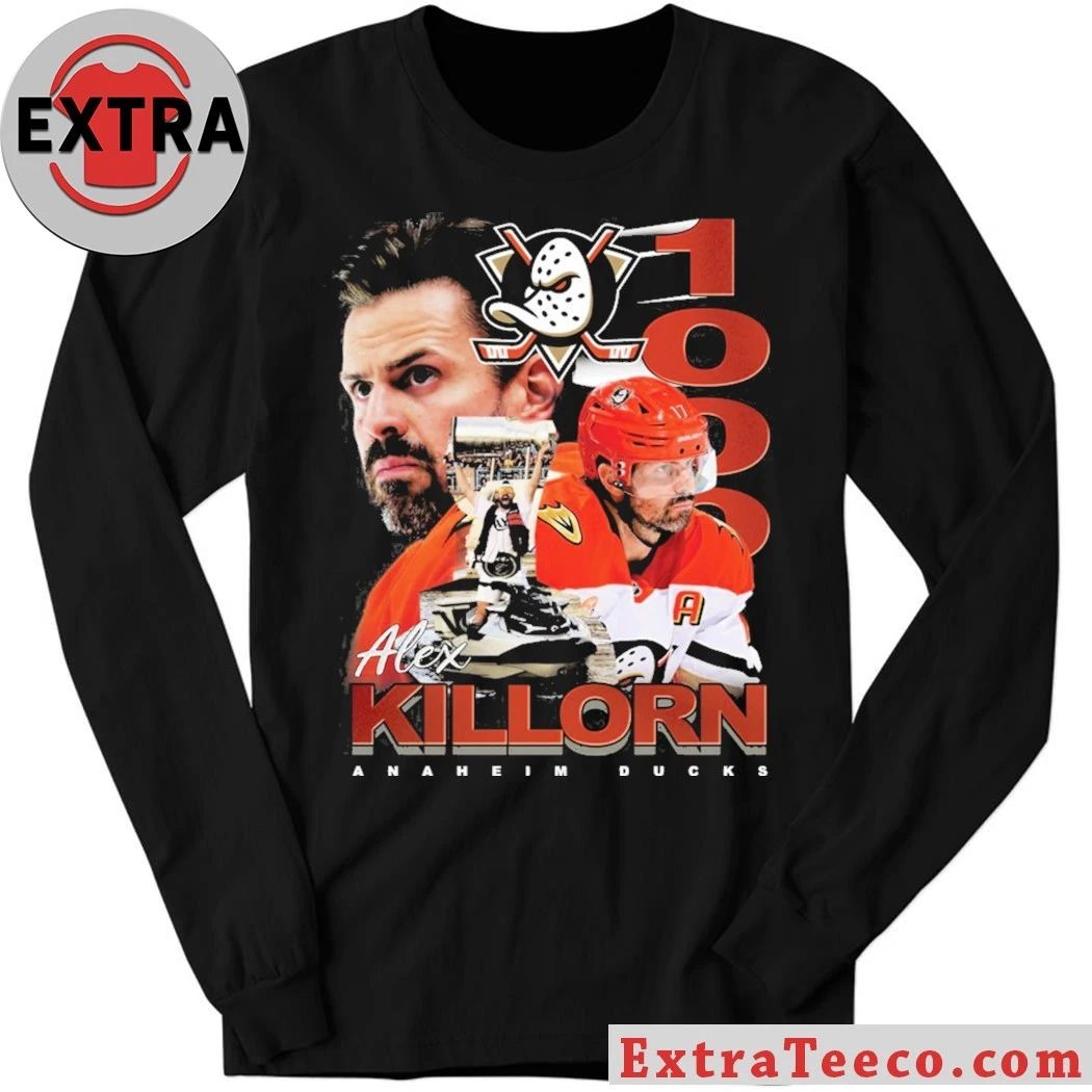 NHL Alex Killorn for the Anaheim Ducks Killorn 1000 Games Shirt