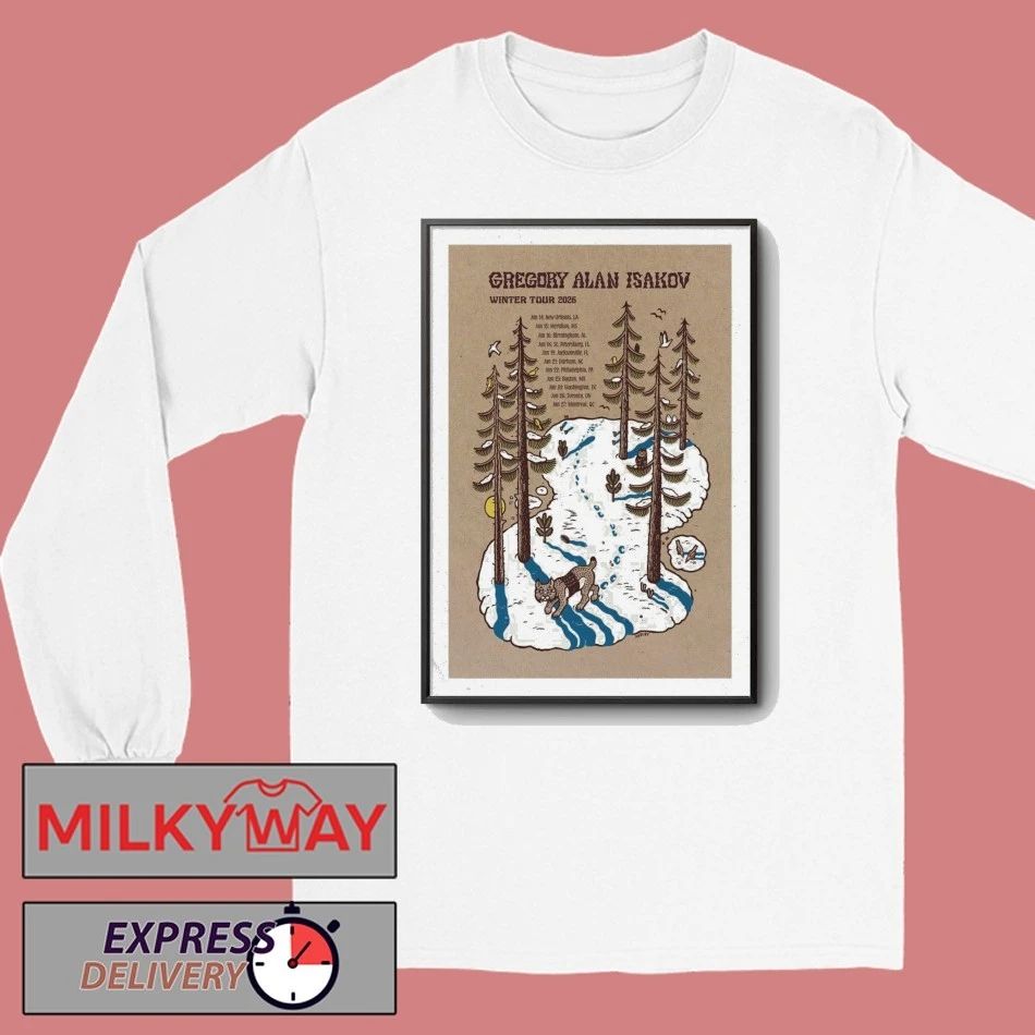 Gregory Alan Isakov Winter Tour 26 Limit Poster shirt