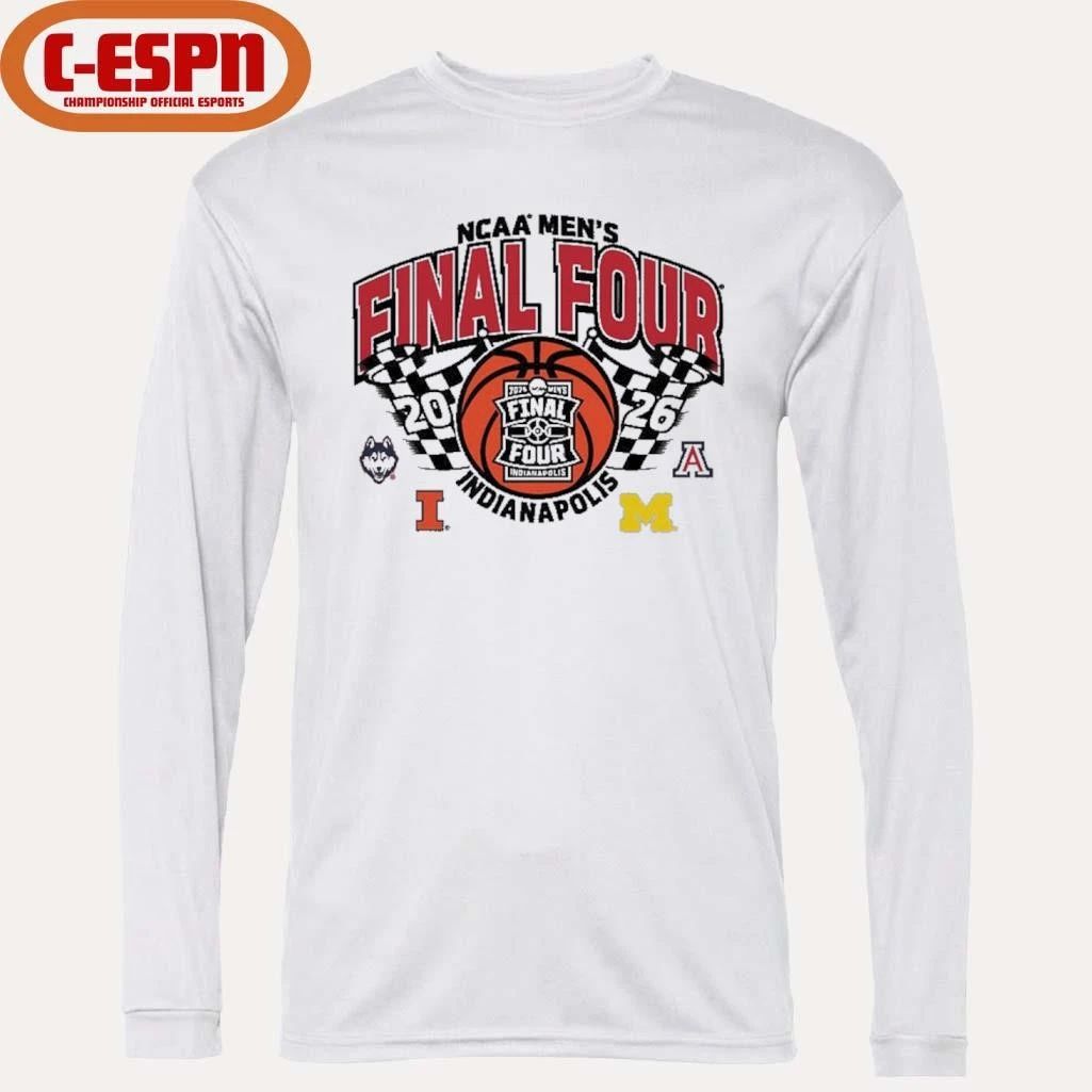 NCAA 2026 Men’s Final Four Fast Sync Four Team T-Shirt