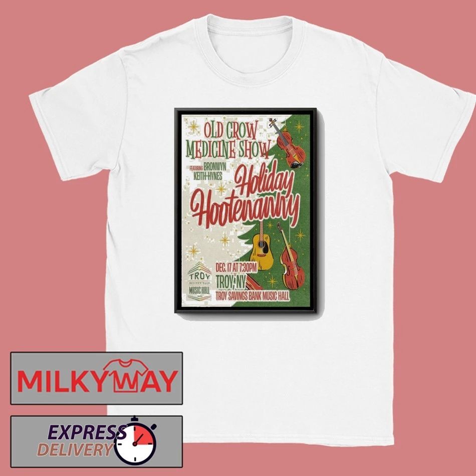 Old Crow Medicine Show Dec 17 2025 Troy NY Poster shirt