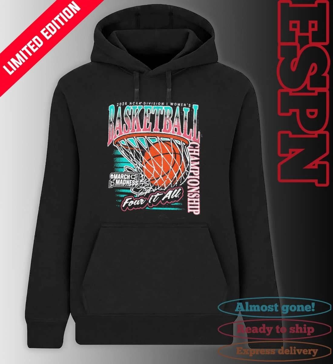 2026 NCAA DI Women’s Basketball March Madness – First Four Shirt