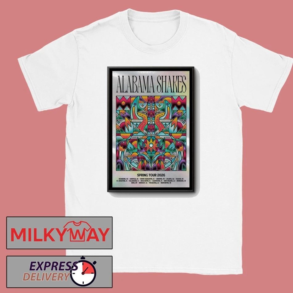 Poster 2026 Spring Tour Alabama Shakes shirt