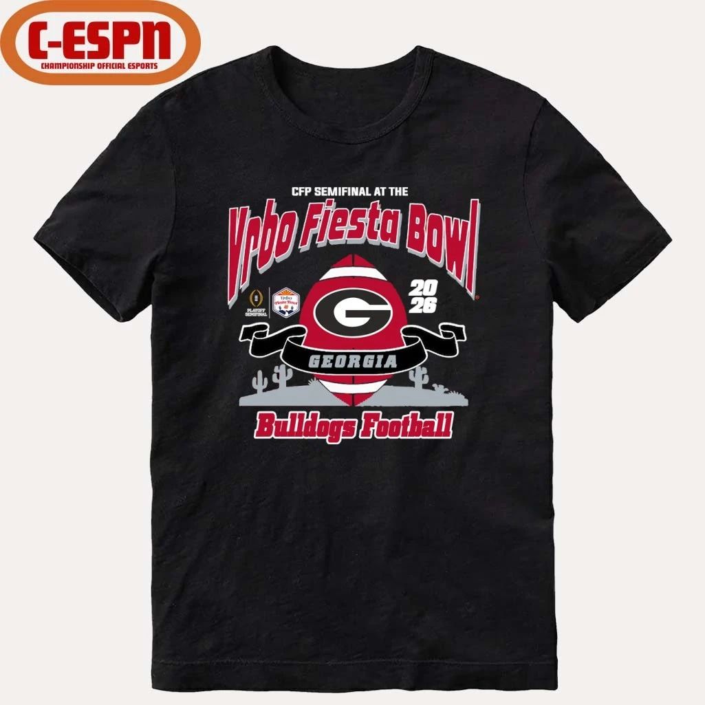 Georgia Bulldogs Vrbo Fiesta Bowl Bound T-Shirt