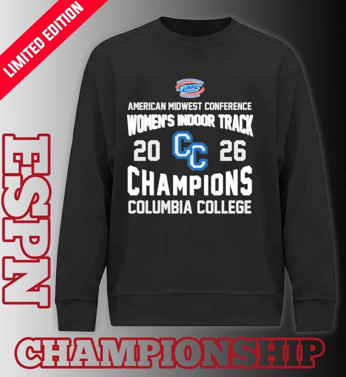 Columbia College 2026 AMC Women’s Indoor Track Champions Shirt