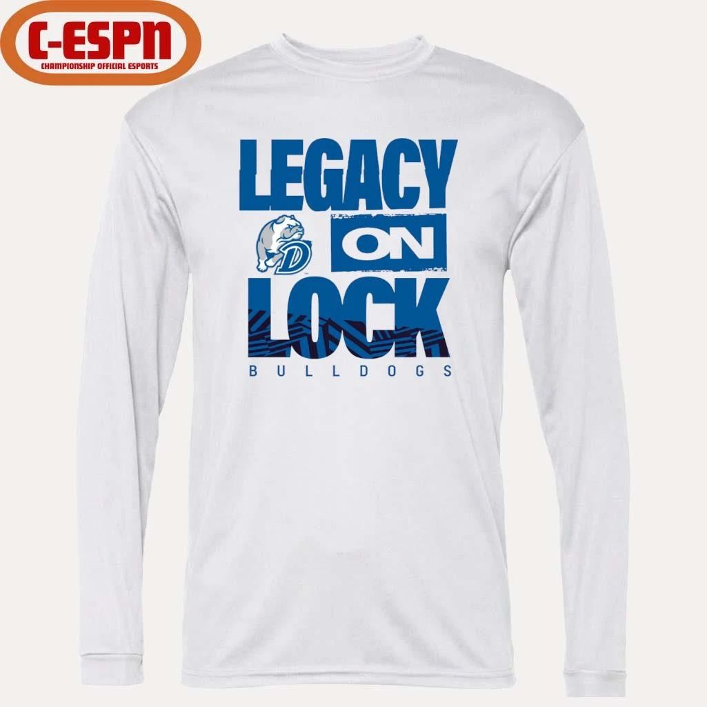 Drake Men’s Basketball Legacy On Lock Bench T-Shirt