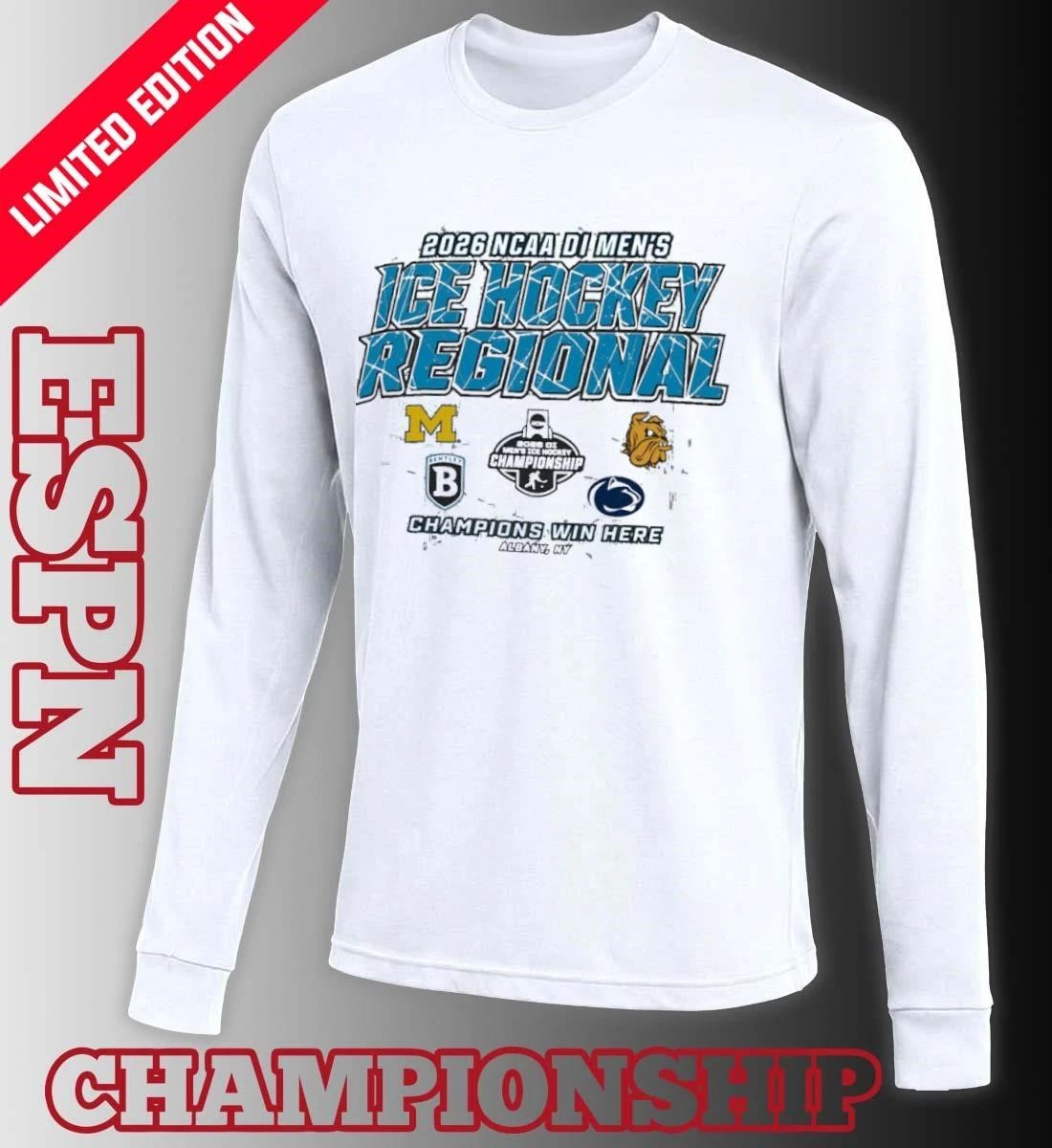 Albany Regional 2026 NCAA DI Men’s Ice Hockey T-Shirt