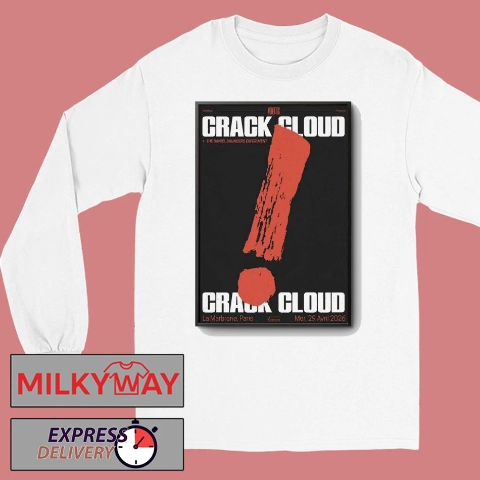 POSTER Crack Cloud 29 04 2026 La Marbrerie Limited shirt