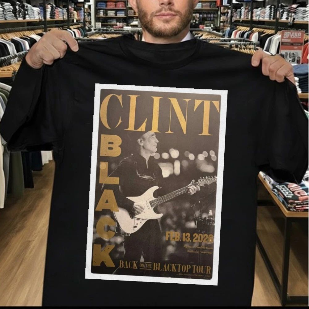 Clint Black Feb 13 2026 Nashville Poster Shirt