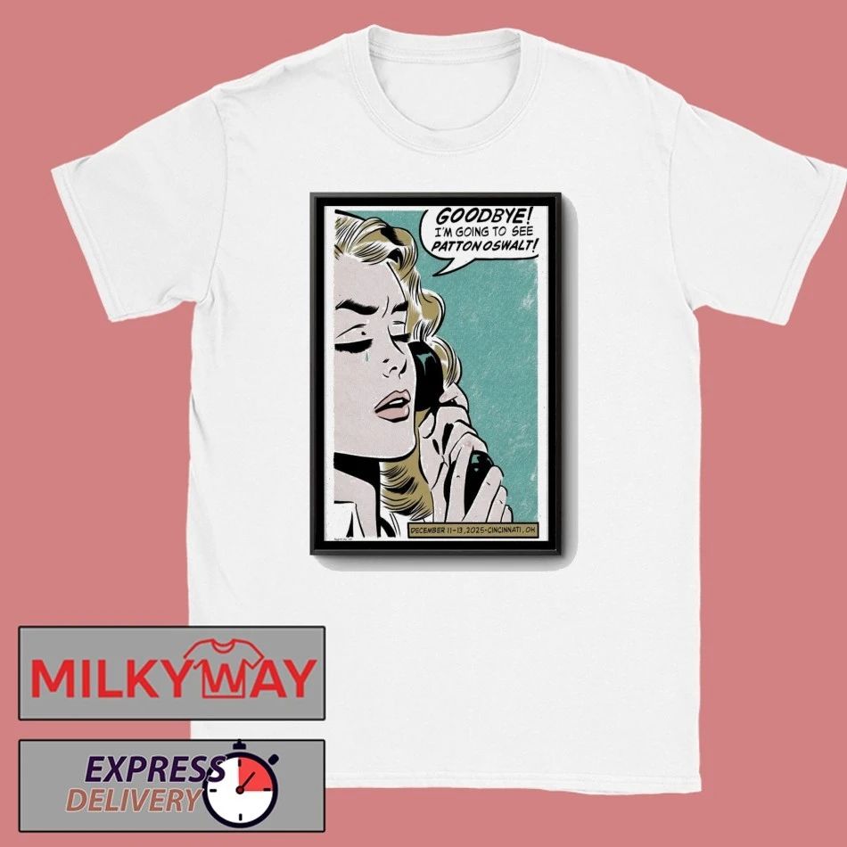 Patton Oswalt Dec 11-13 2025 Poster Cincinnati, OH shirt