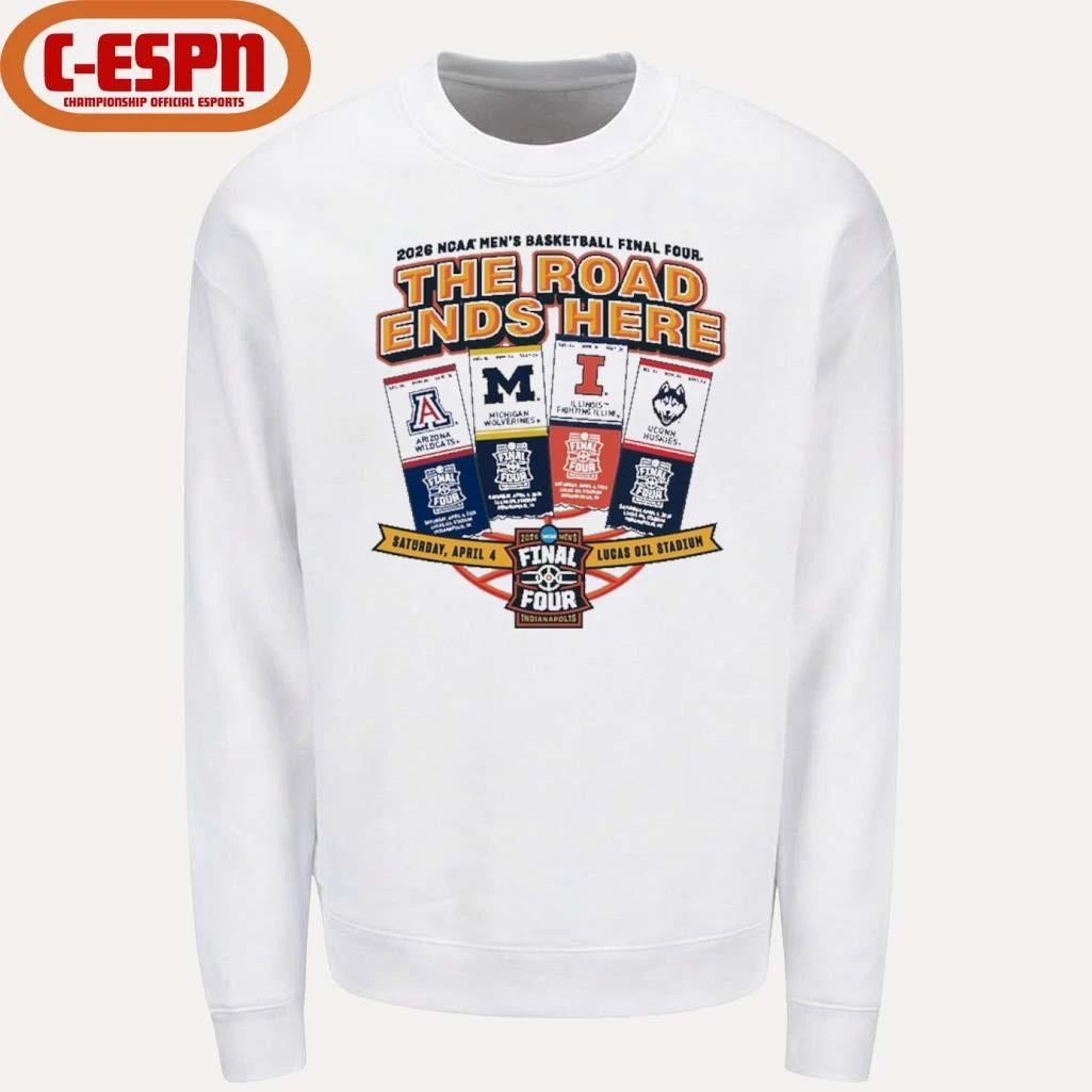 NCAA Men’s Basketball Final Four 2026 Tickets Teams Shirt
