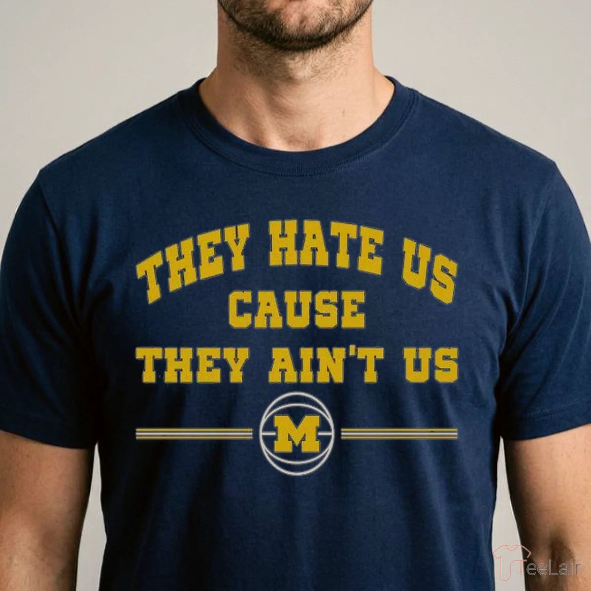 They Hate Us Cause They Ain’T Us Basketball MI T-Shirt
