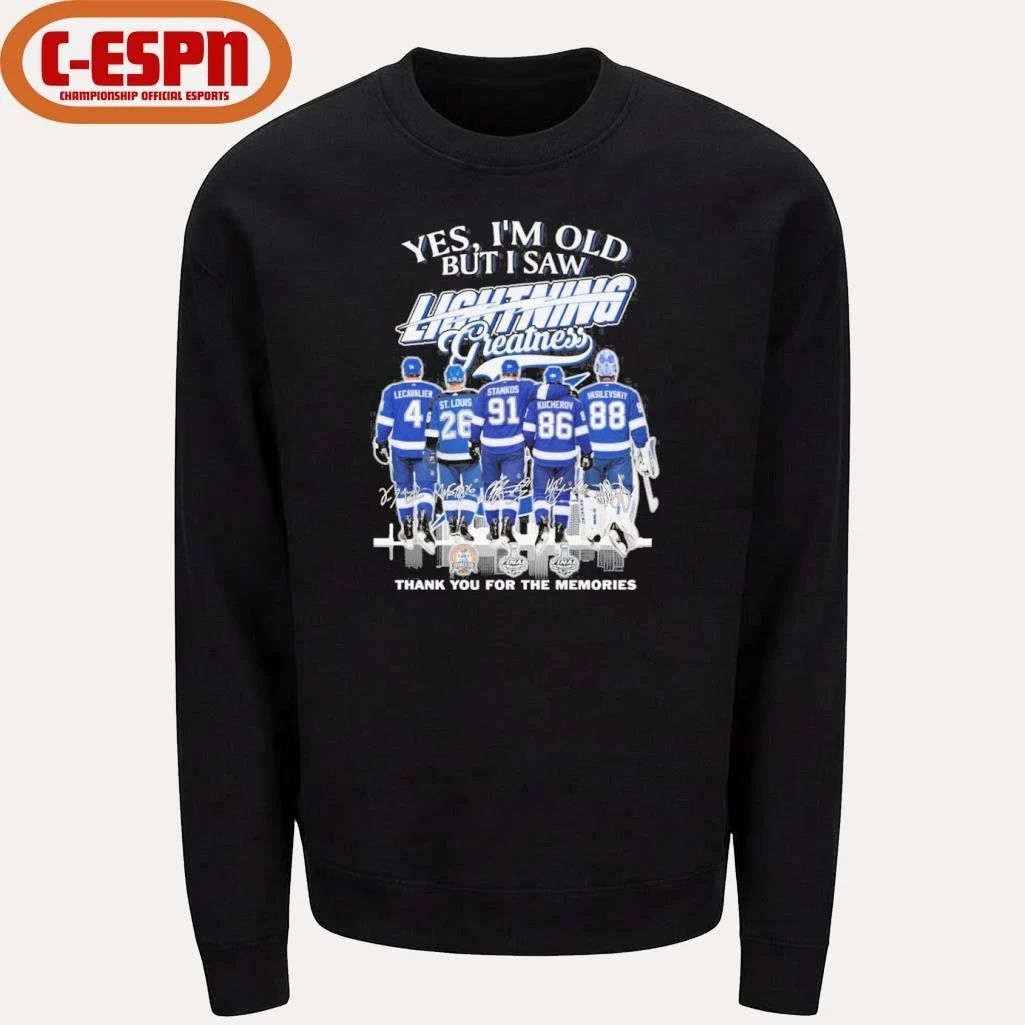 Yes, I’m Old But I Saw Tampa Bay Lightning Legends Greatness T-Shirt