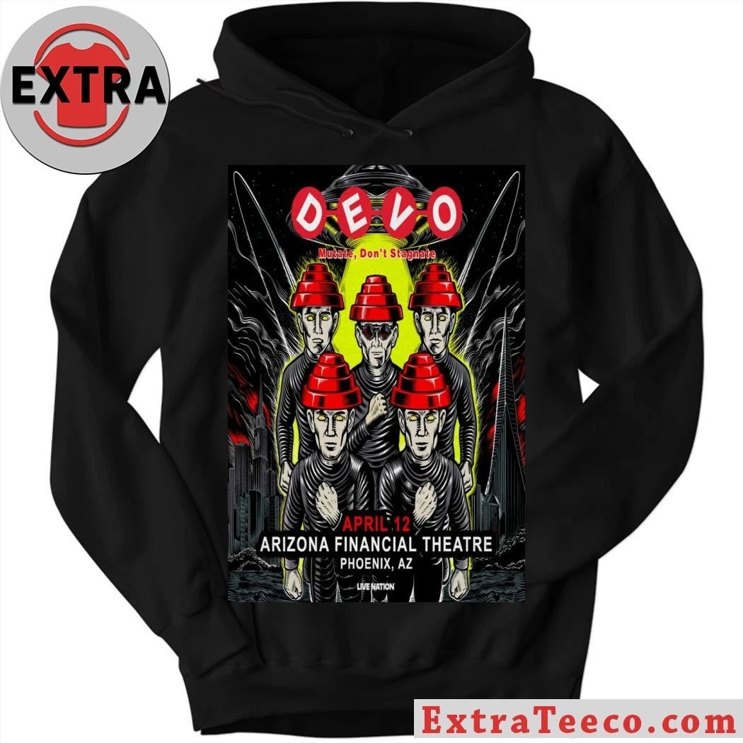 Devo April 12 2026 At Arizona Financial Theatre Show Poster Shirt