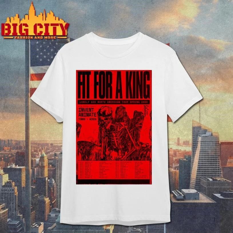 Fit For A King North American 2026 Spring Tour Poster Shirt