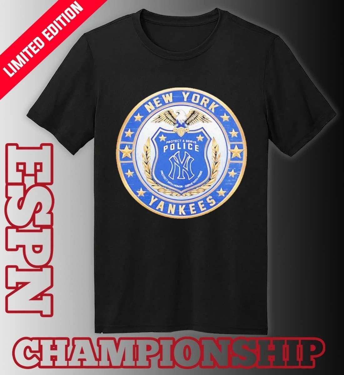 New York Yankees X Protect & Serve Police Shirt