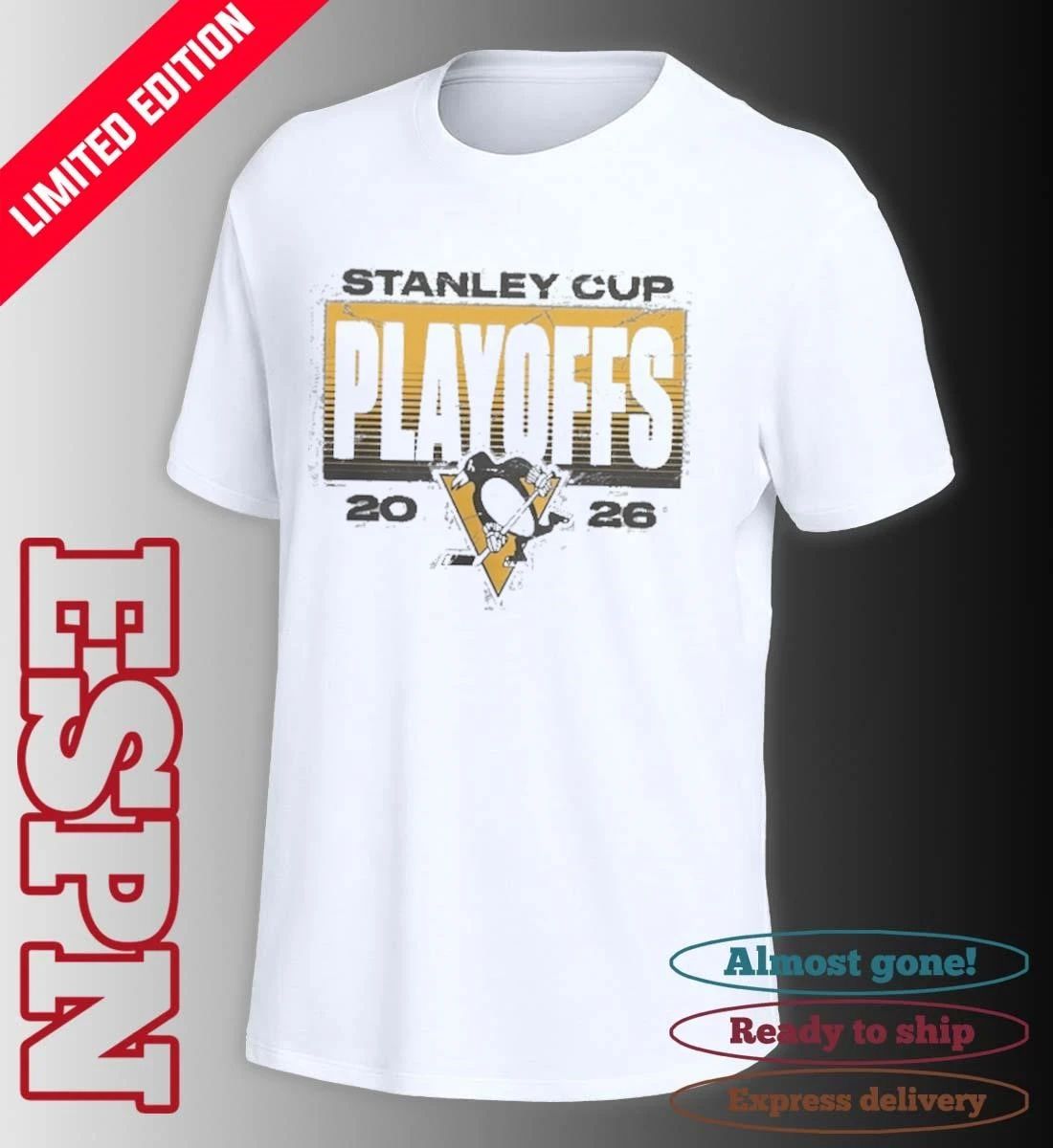 Pittsburgh Penguins 2026 Stanley Cup Playoffs Vintage T-Shirt